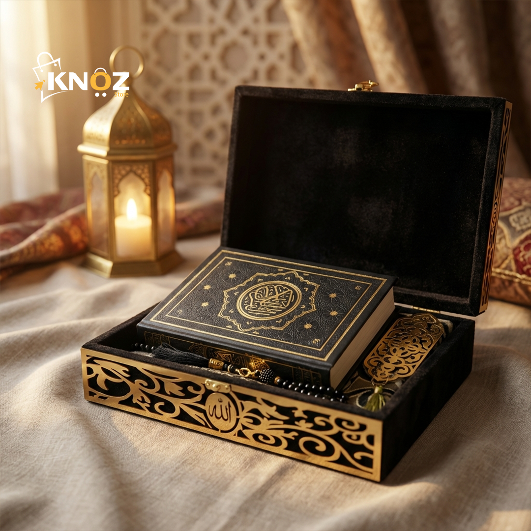 مجموعة القرآن الكريم المغلّفة بالمخمل – إصدار فاخر حسب الطلب - الصورة 3