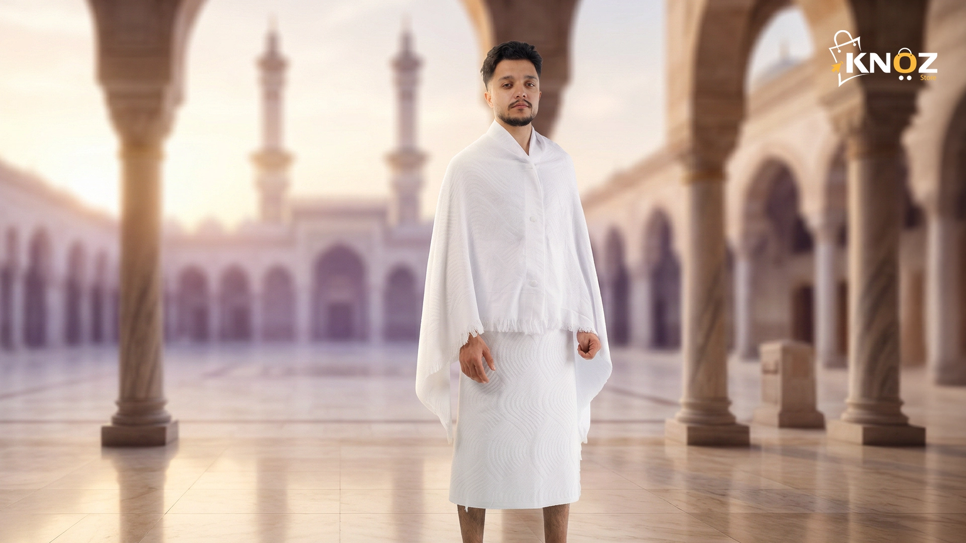 إحرام رجالي قطن فاخر الإمارات